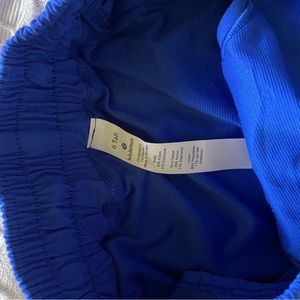 Blue lululemon shorts